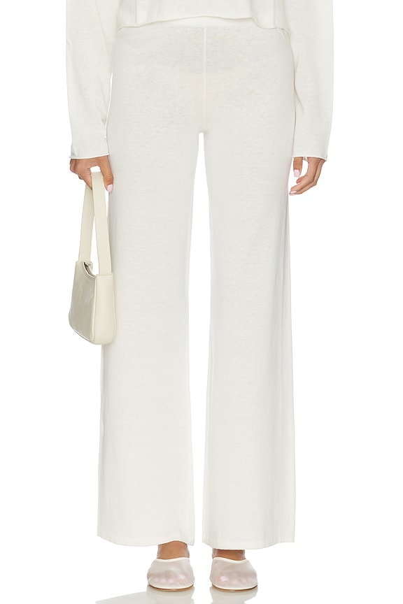 view 1 of 7 Low Waist Flare Pant in Ivory