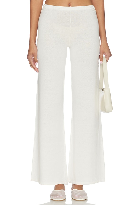 view 2 of 7 Low Waist Flare Pant in Ivory