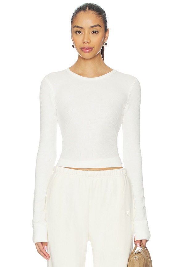 view 1 of 4 Long Sleeve Thermal Top in Ivory