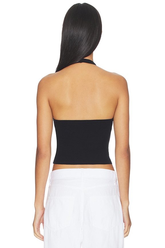Eterne Cropped Halter Top
