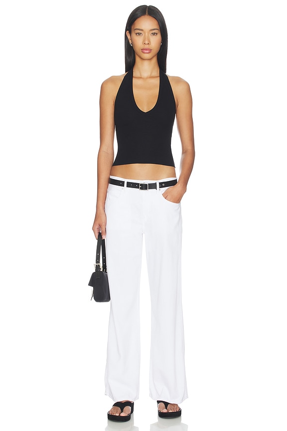 Eterne Cropped Halter Top