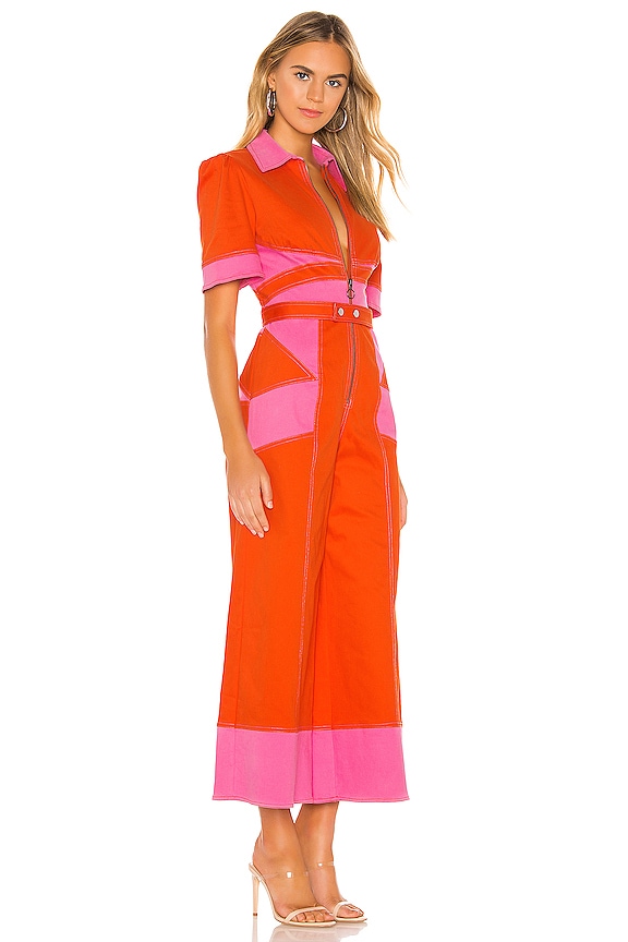 view 2 of 3 Ottie Jumpsuit in Berry Spicy