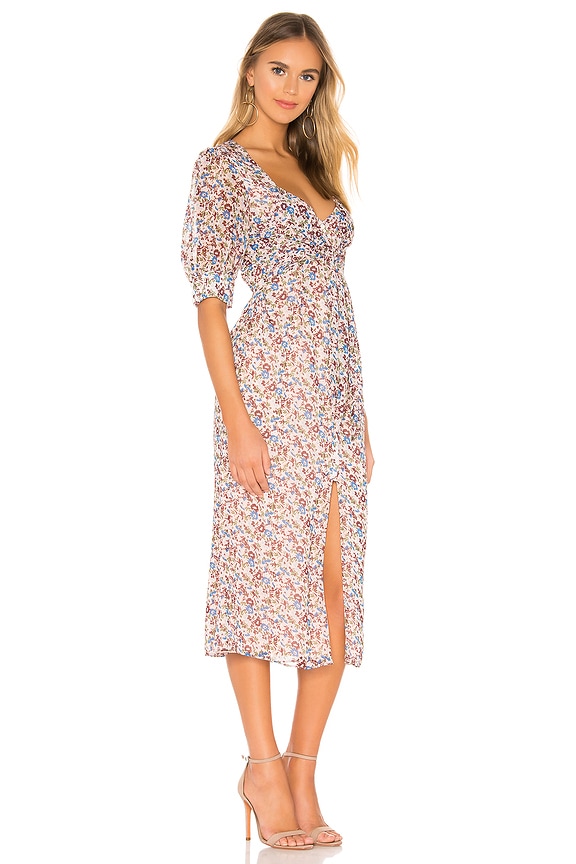 view 2 of 3 Sophie Midi Dress in Peach Oasis