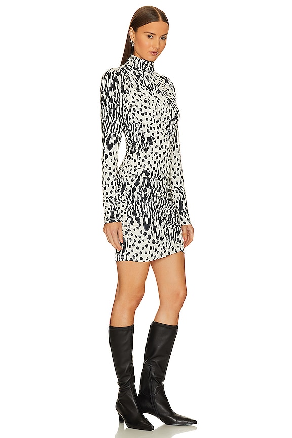 view 2 of 3 Espinossa Printed Dress in Oat Latte