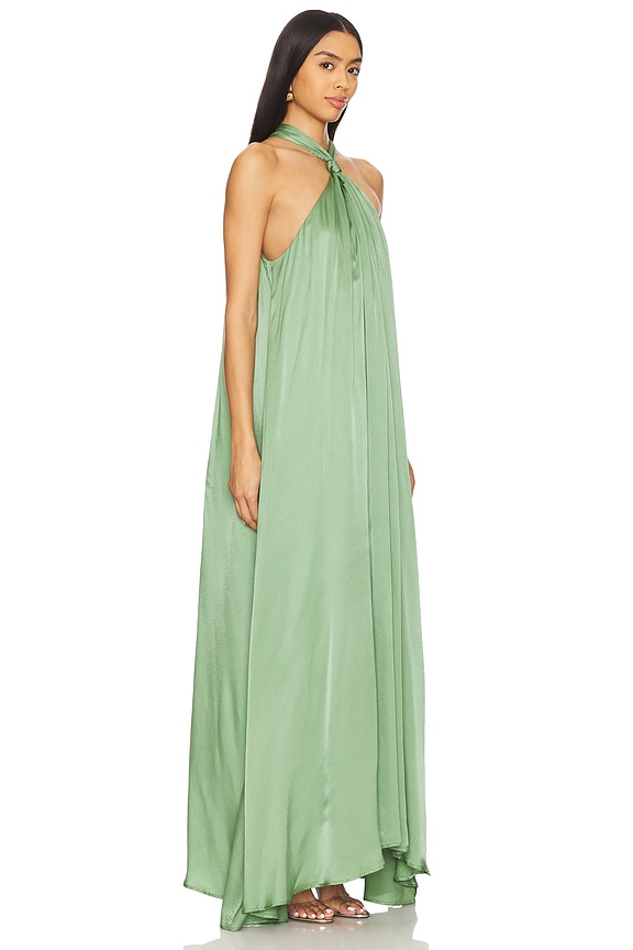 view 2 of 3 Huppsala Maxi Dress in Kombu Green