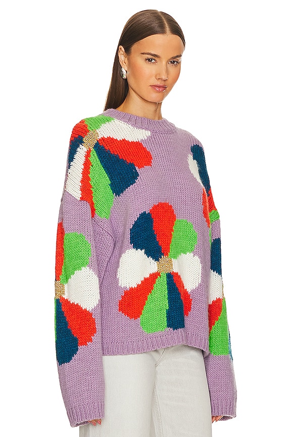 view 2 of 6 Eflower Flowers Pullover in Lavanda