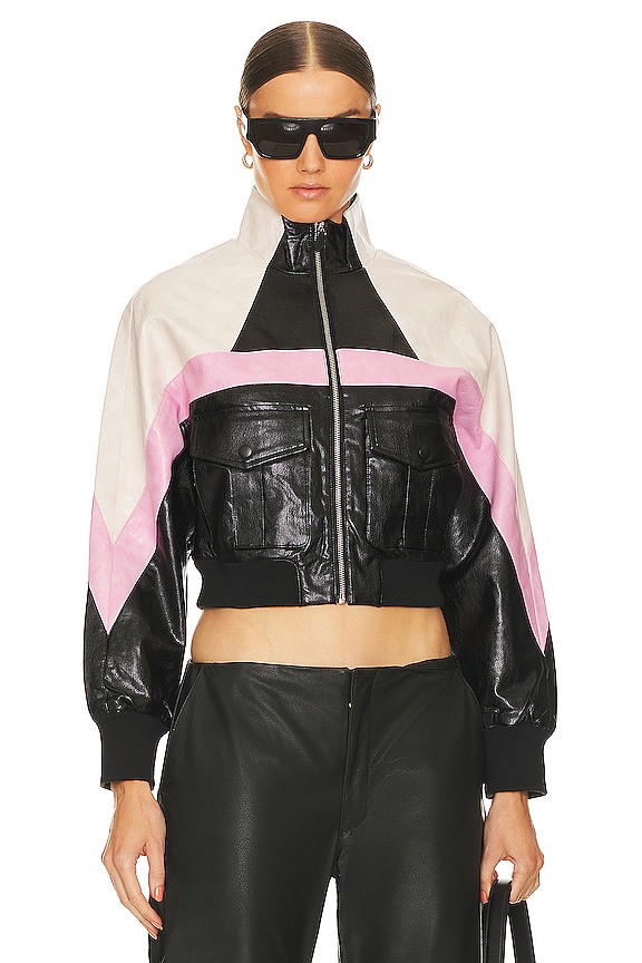 view 2 of 5 Enable Patchwork Jacket in Black