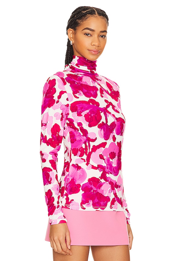 view 2 of 4 Fampine Turtleneck Tee in Pink Blush