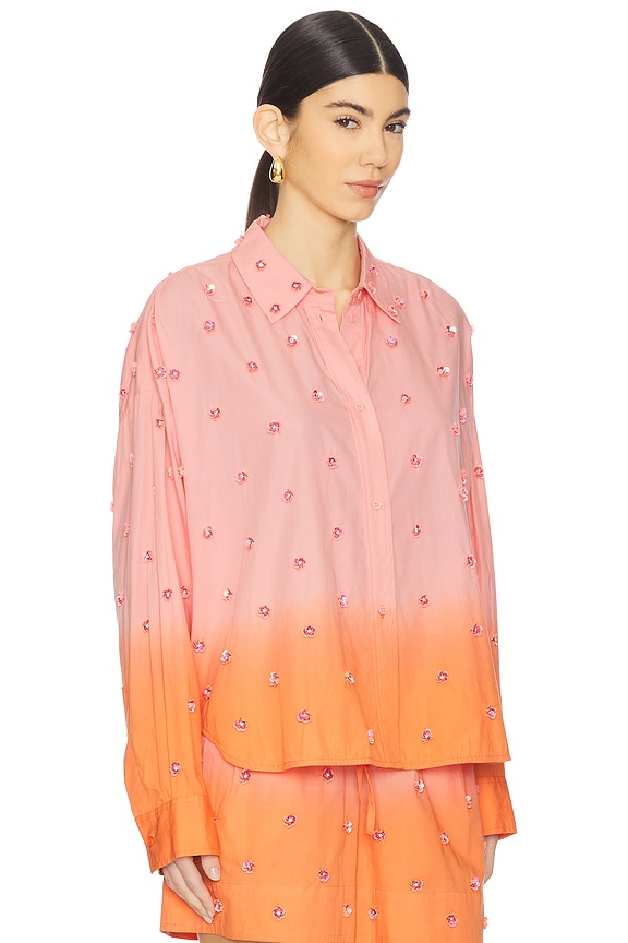 view 2 of 5 РУБАШКА С ДЕКОРАТИВНЫМИ ЭЛЕМЕНТАМИ HARKANSAS in Marzipani