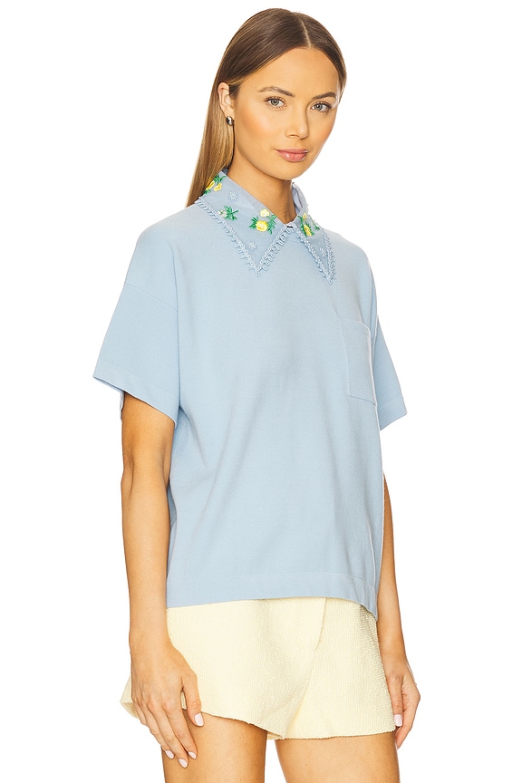 view 2 of 5 Hideal Polo in Aqua Blue