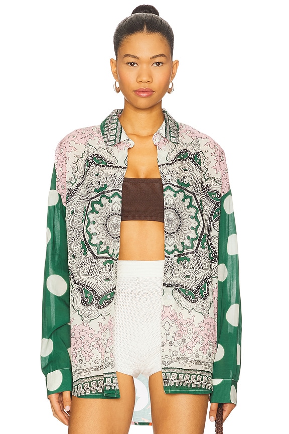 view 1 of 4 ТОП С ДЛИННЫМ РУКАВОМ HOUISIANA in Combo Off White