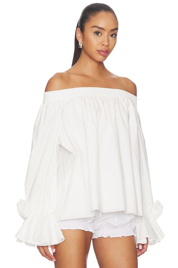 view 2 of 5 TOP DESCUBIERTO JOFFIE in Off White
