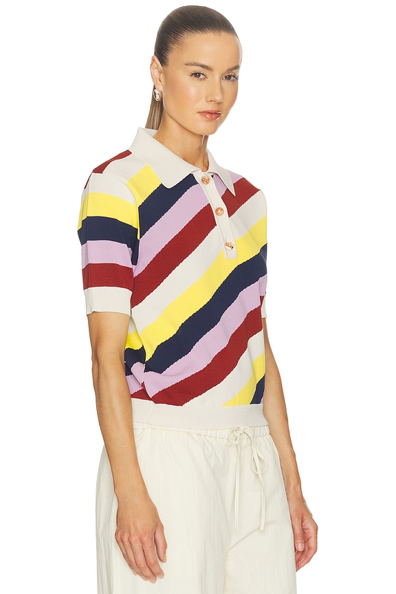 view 2 of 5 POLO JACQUARD JOLLOW in Combo Off White