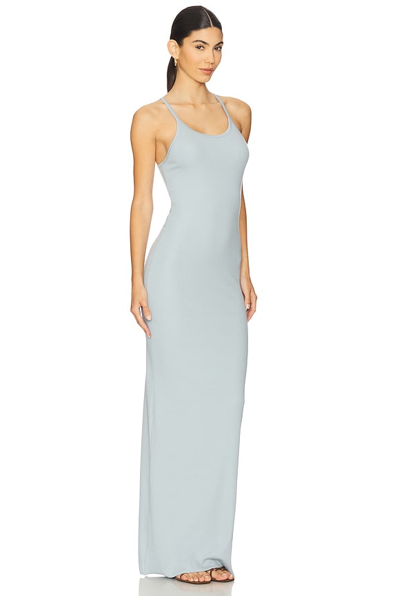 view 2 of 3 Tank Maxi Dress in Dusty Blue