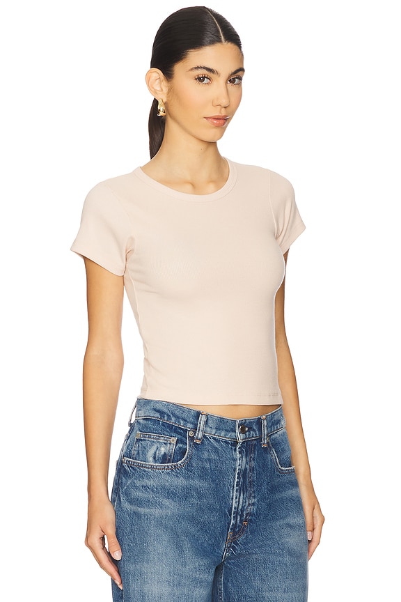 view 2 of 4 Short Sleeve Baby Tee in Dusty Pink