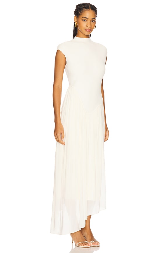 view 2 of 4 Francis Knit Combo Midi Dress in Ivory