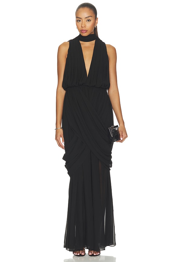 view 1 of 3 ROBE DE SOIRÉE ARABELLA in Black