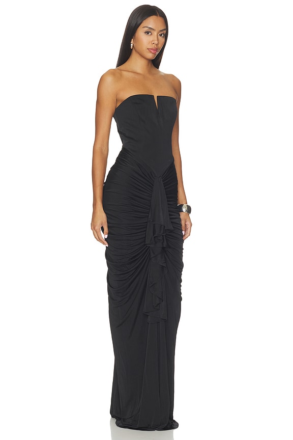 view 2 of 3 ROBE SELENA  in Black