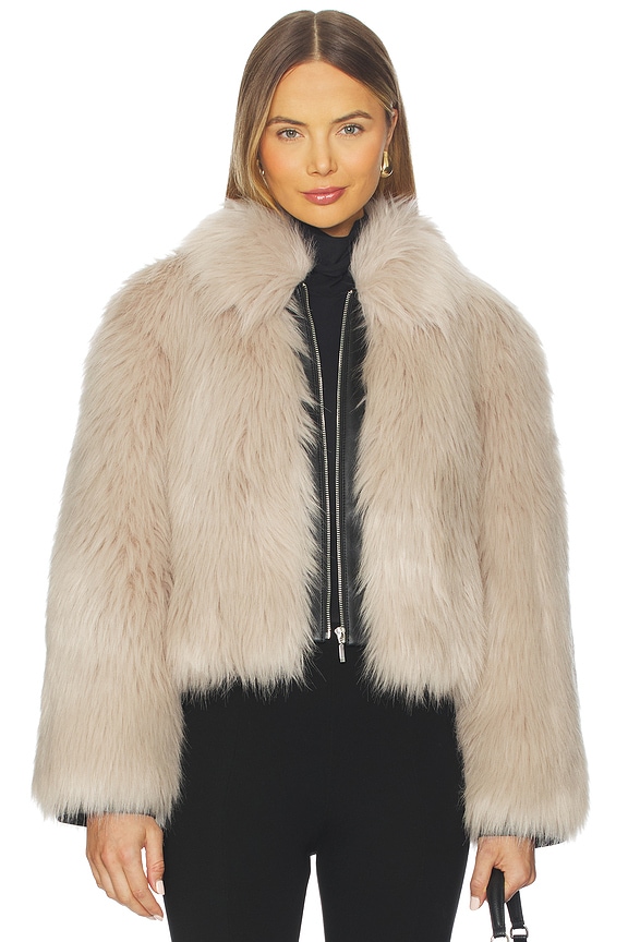 view 1 of 5 Yaes Combo Jacket in Natural & Black