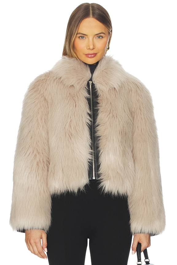 view 2 of 5 Yaes Combo Jacket in Natural & Black