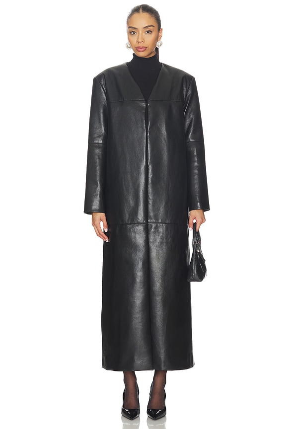 view 2 of 4 Wren Leather Jacket in Black