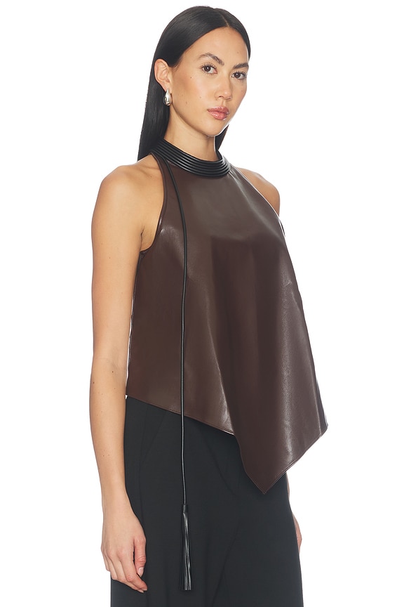 view 2 of 4 Sonia Knit Combo Top in Mocha & Black
