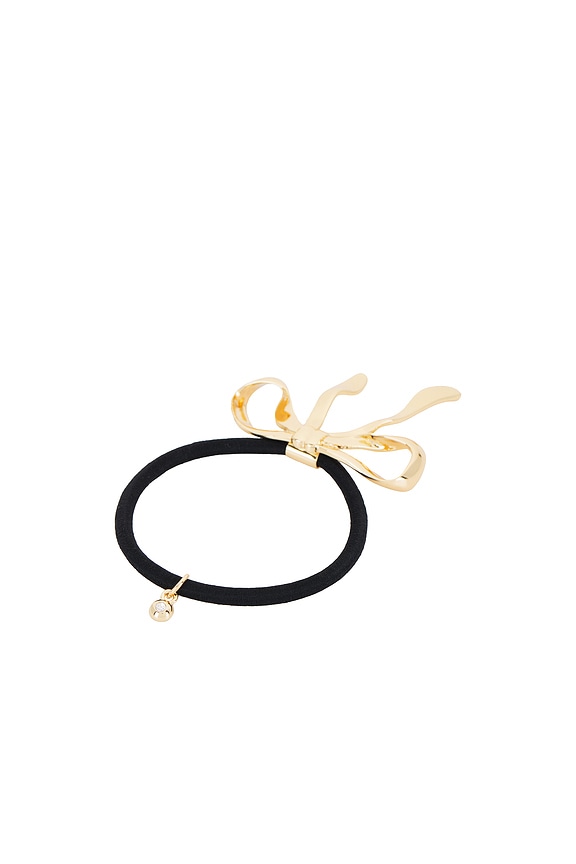 view 2 of 2 Bow Organica Hair Tie in Gold