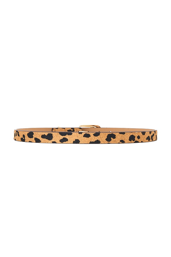 view 2 of 3 Modern Saddle Belt in Cheetah Print