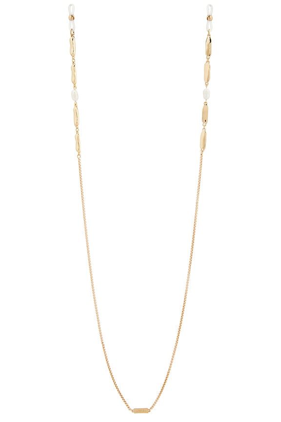 view 2 of 2 Liquid Melt Eyeglass Chain in Gold