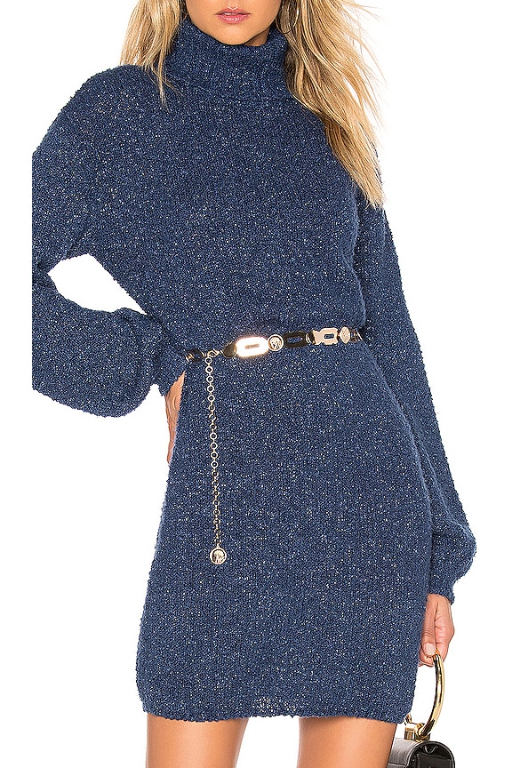 view 1 of 4 Coin And Chain Belt in Gold