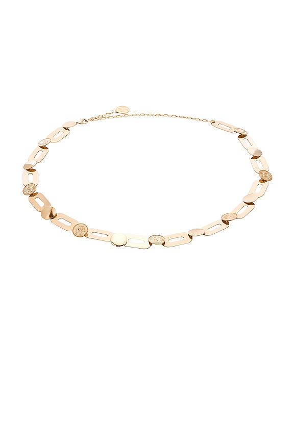 view 2 of 4 Coin And Chain Belt in Gold