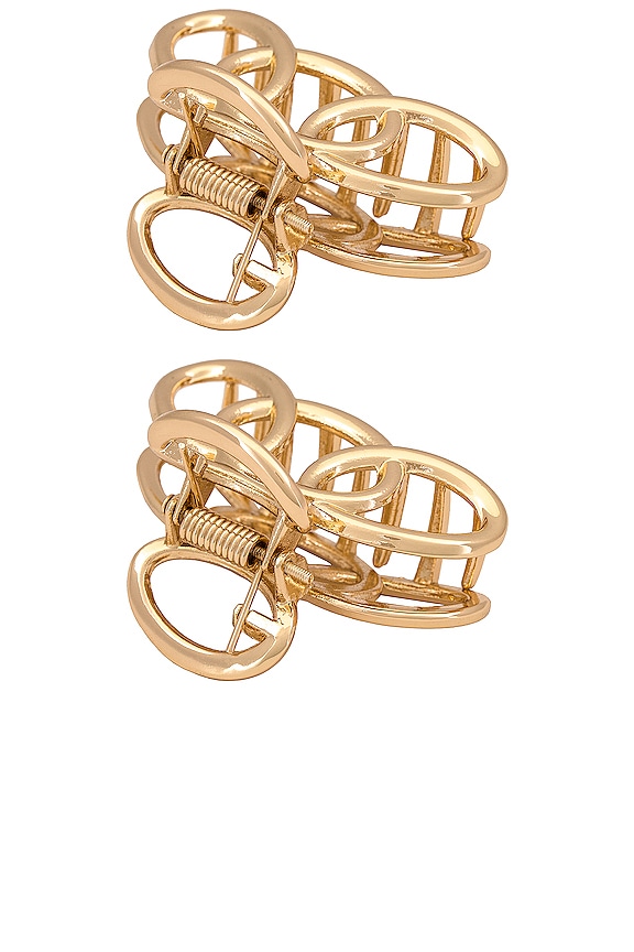 view 2 of 2 Keep It Simple Claw Clip in Gold