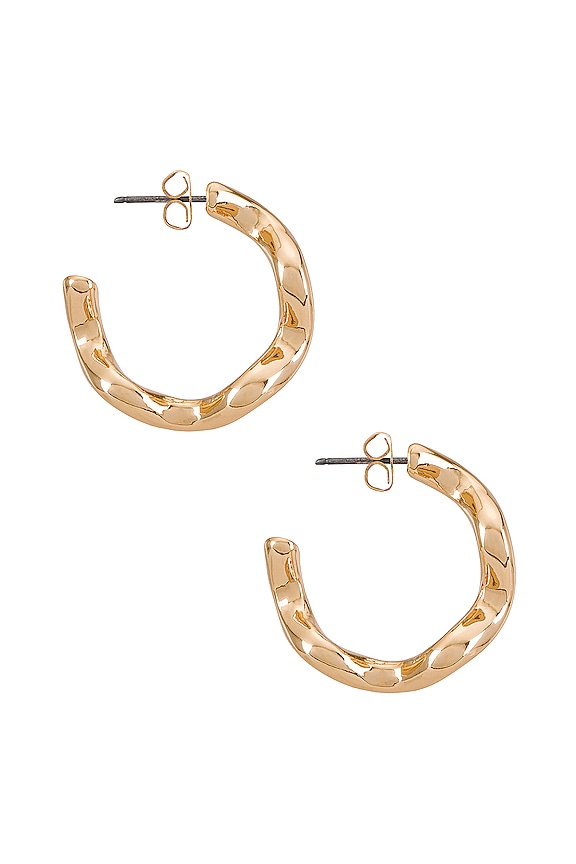 view 2 of 2 Reign Hoop Earring in Gold