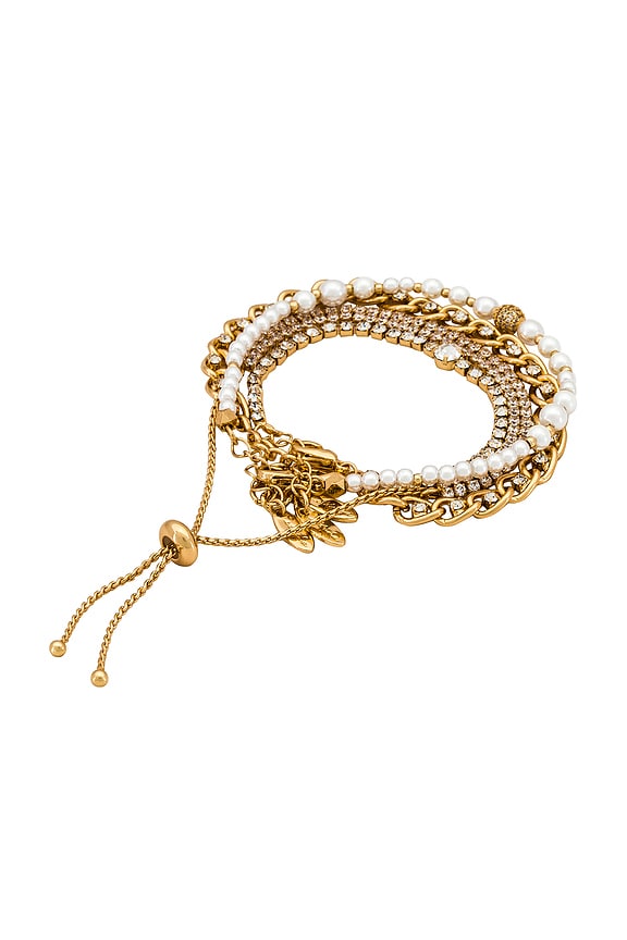 view 2 of 4 Chain Bracelet Set in Gold