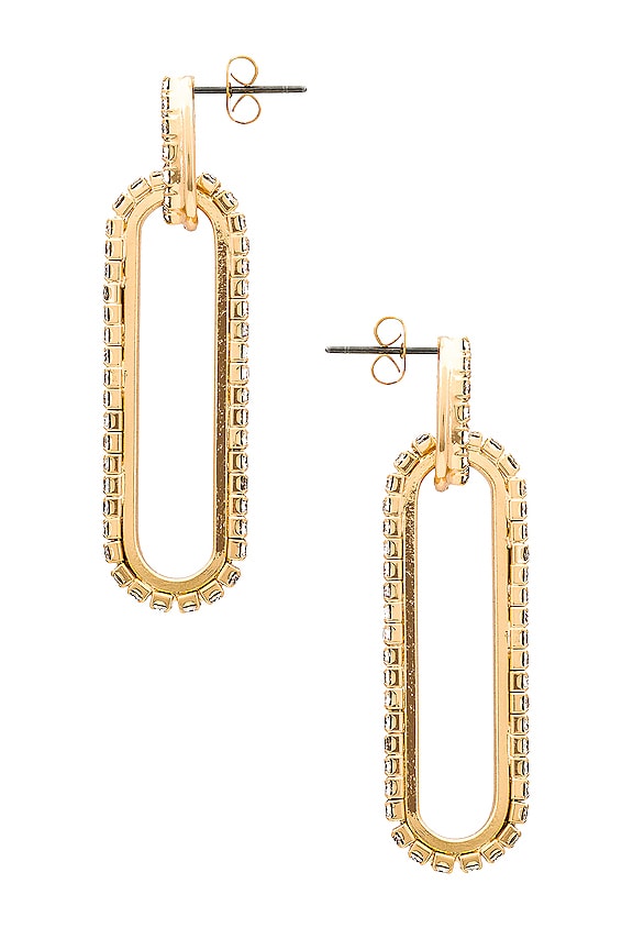 view 2 of 2 PAPERCLIP 귀걸이 in Gold