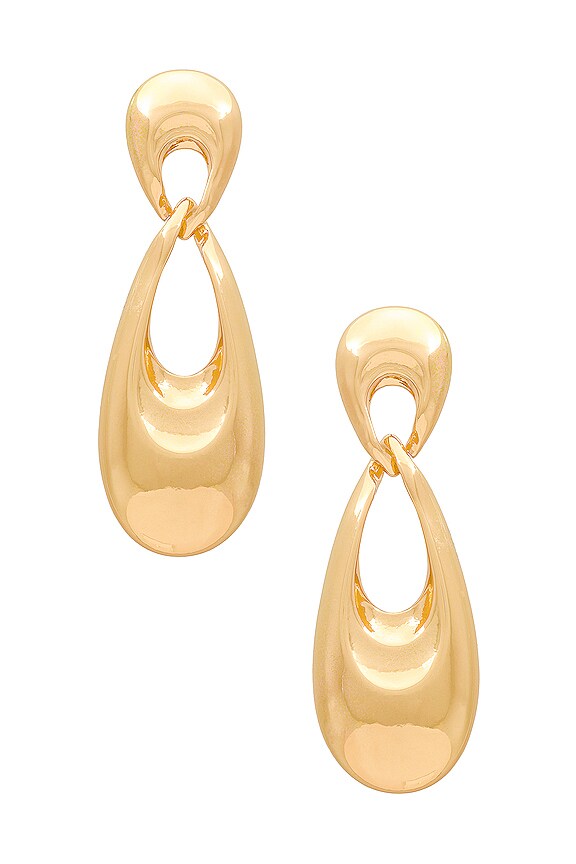 Ettika Infinity Earrings in Gold REVOLVE
