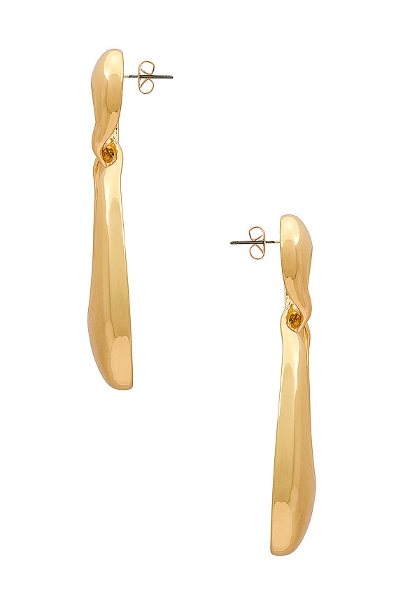 view 2 of 2 Infinity Earrings in Gold