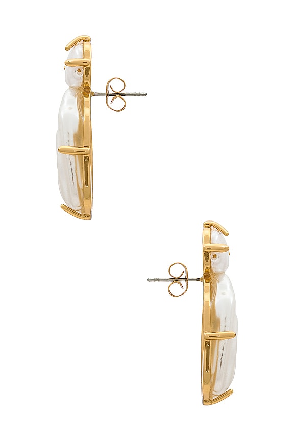 view 2 of 2 パールイヤリング in Gold