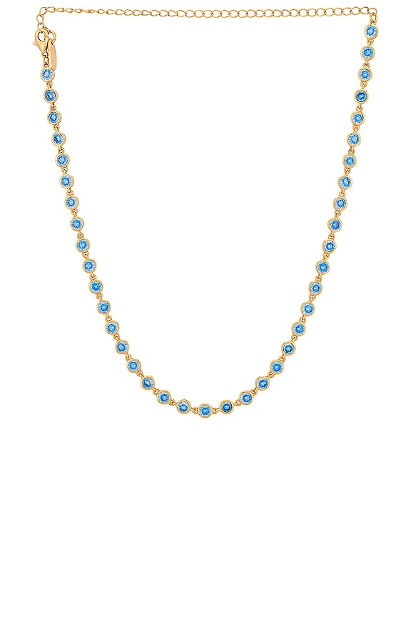 view 1 of 2 Crystal Choker in Blue