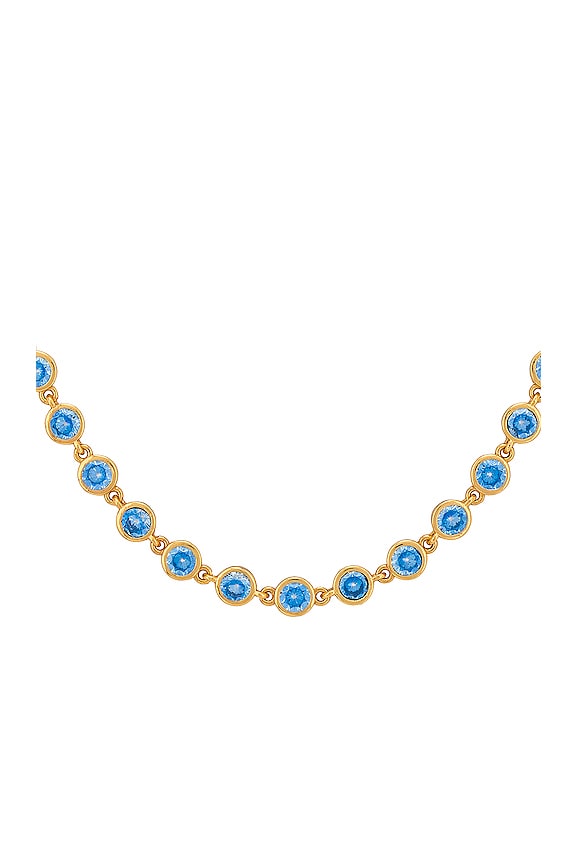 view 2 of 2 Crystal Choker in Blue