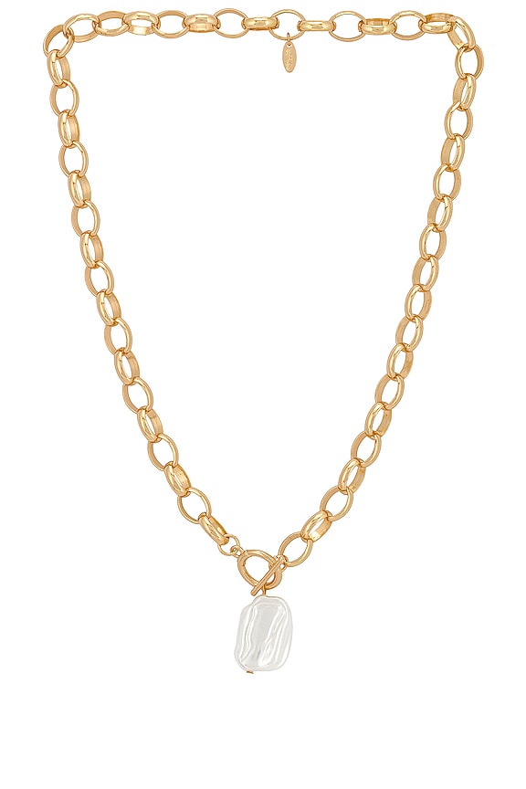 view 1 of 2 Pearl Pendant Necklace in Gold