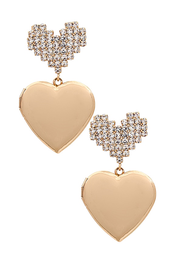 view 1 of 4 PENDIENTES LARGOS in Gold