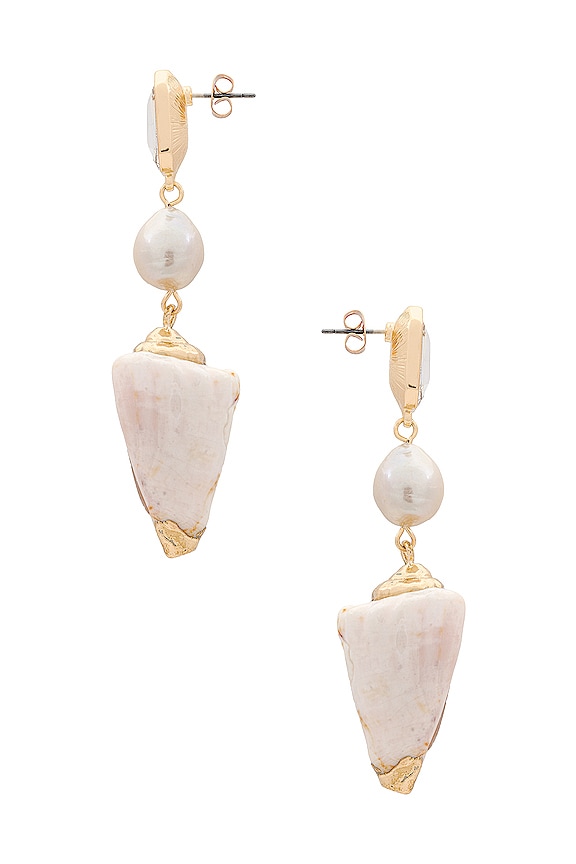 view 2 of 2 ドロップイヤリング in Ivory