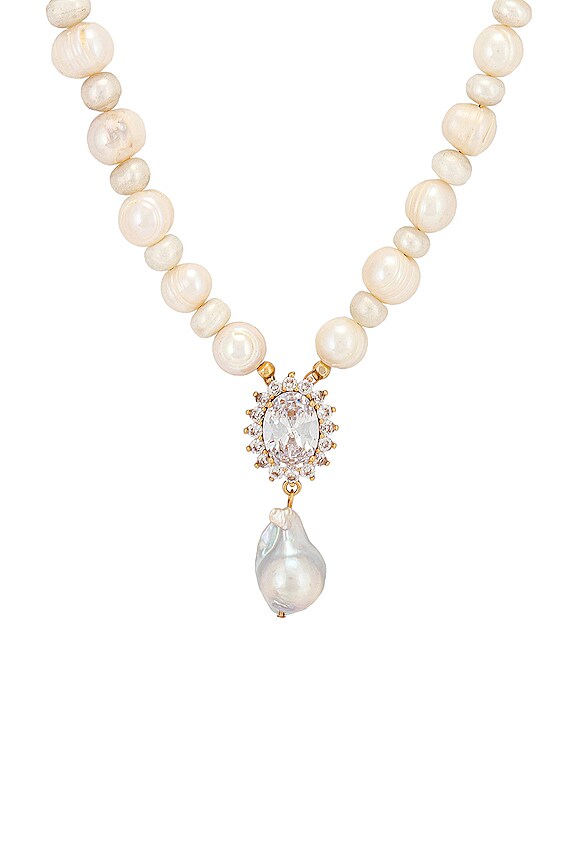 view 2 of 2 Pearl Necklace in Ivory