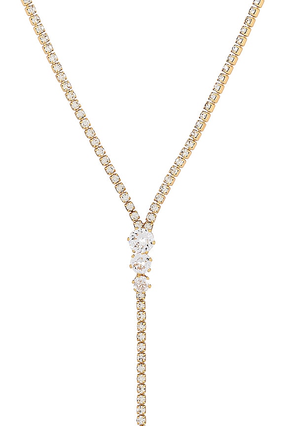 view 2 of 2 ラリエットネックレス in Gold