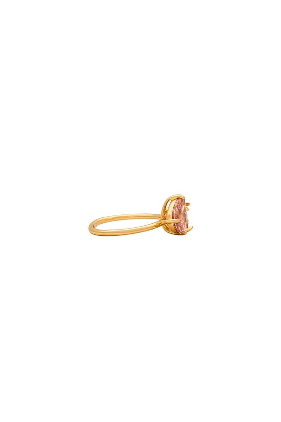view 2 of 3 Jewel Ring in Pink & Clear