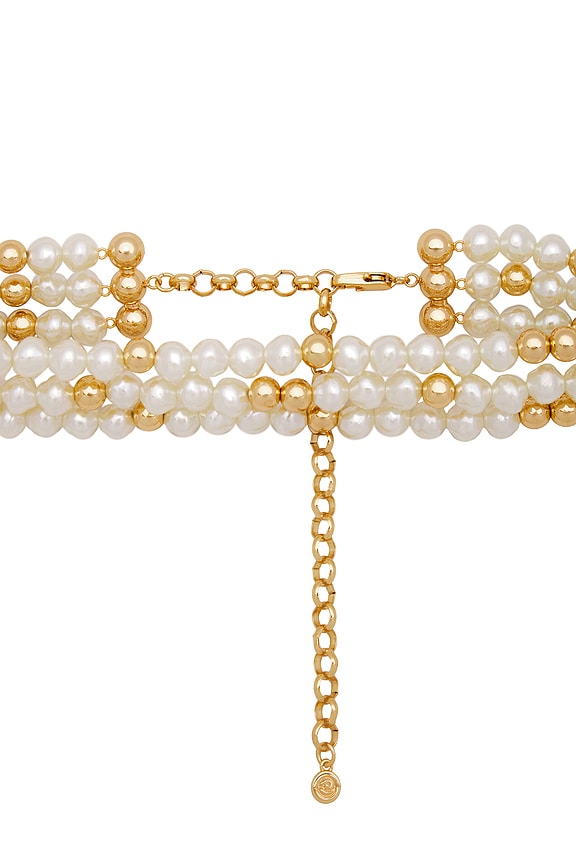 view 2 of 2 Layered Choker in Pearl