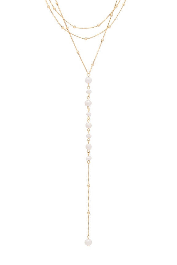 view 2 of 2 ОЖЕРЕЛЬЕ В ФОРМЕ ЛАССО PEARL DREAMS LAYERED in Pearl