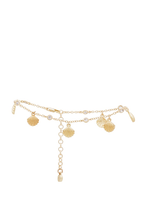 view 2 of 3 Shell Anklet in Gold