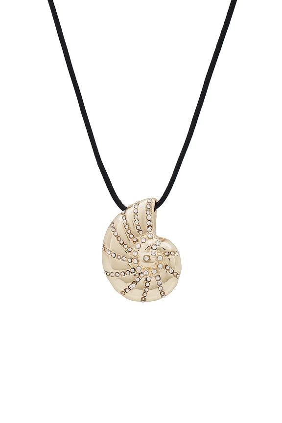 view 2 of 2 Shell Pendant Necklace in Gold